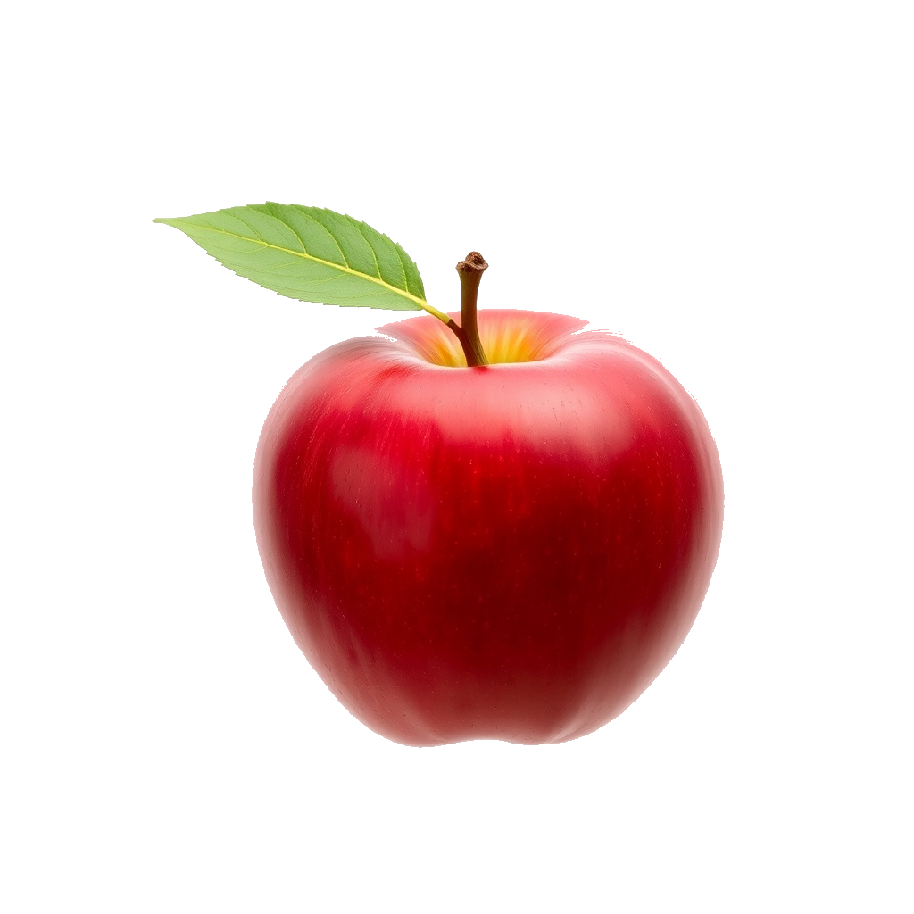 a red apple