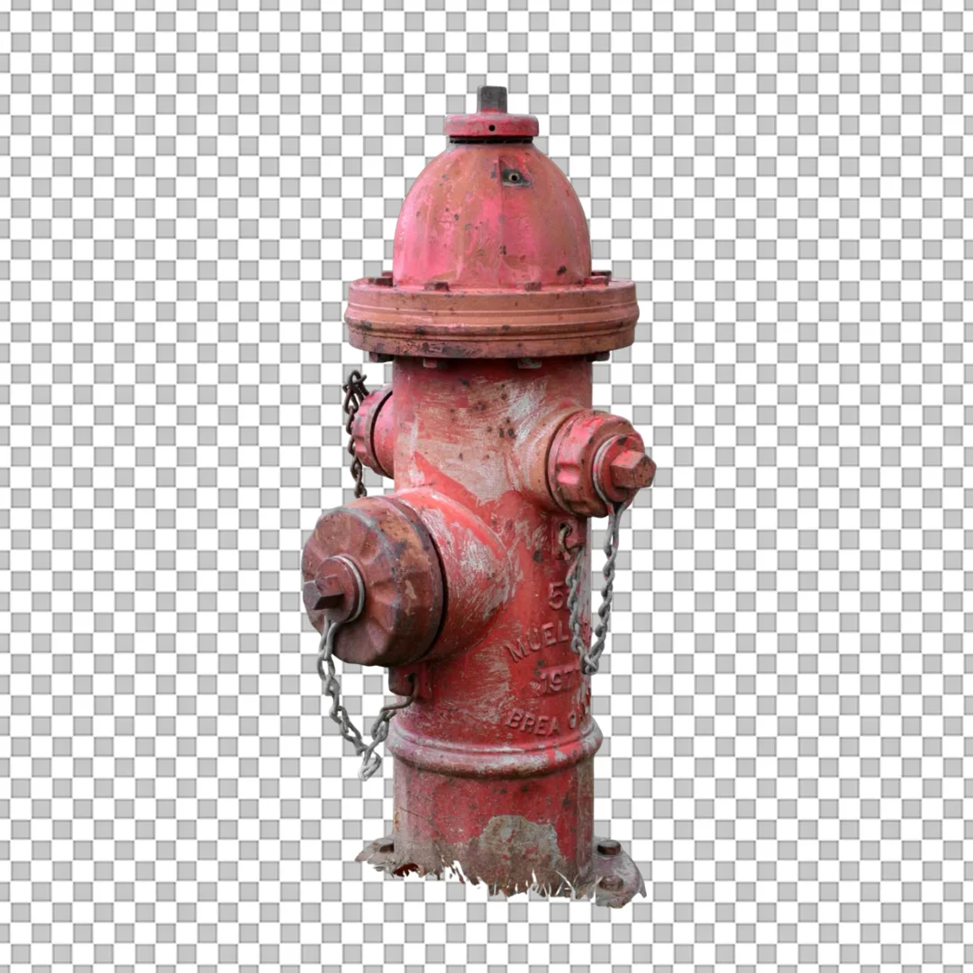 Red Vintage Fire Hydrant PNG