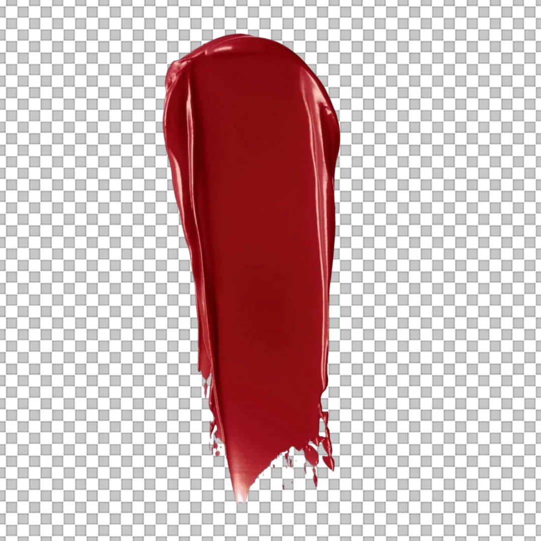 Red Paint Smear Swatch PNG