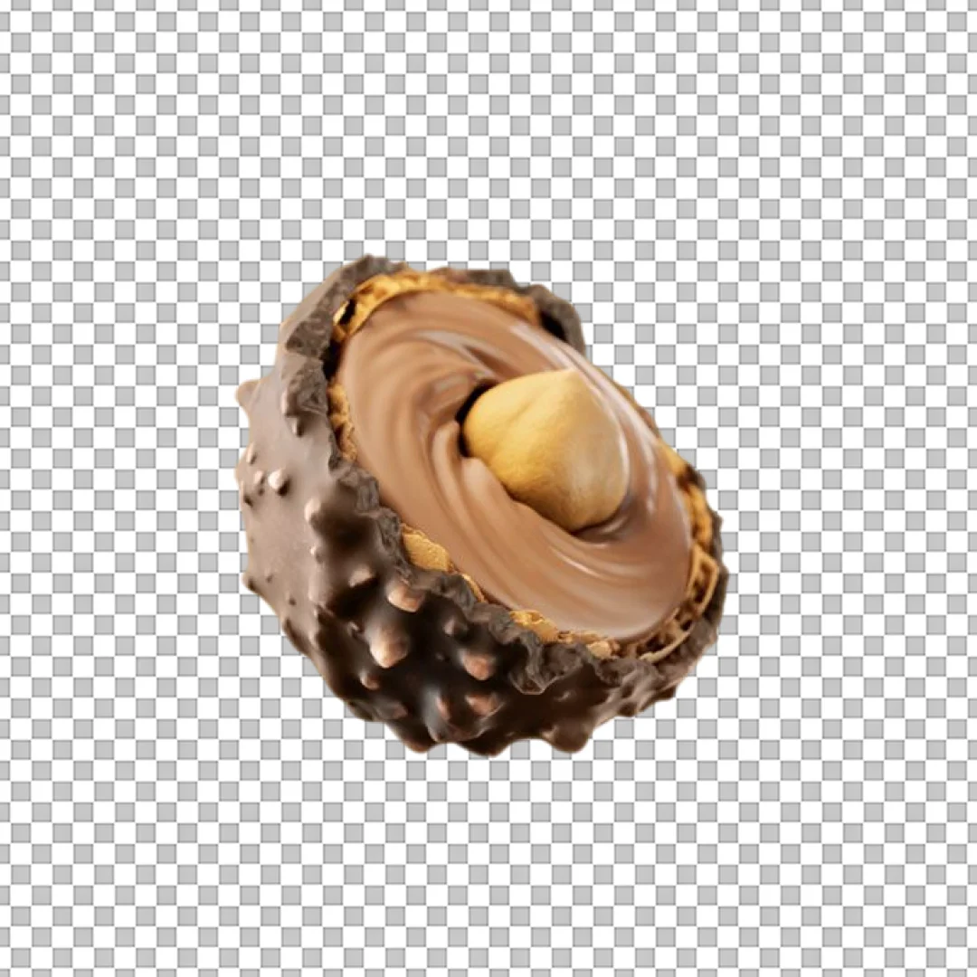 Ferrero Rocher Inside Cross Section PNG