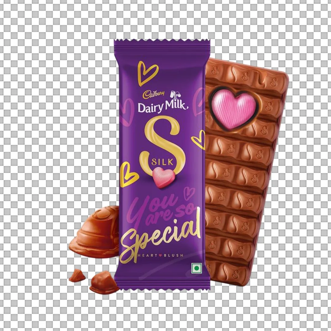 Cadbury Dairy Milk Silk Heart Blush PNG