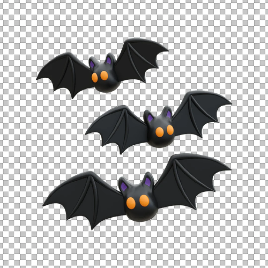 Bats Three PNG