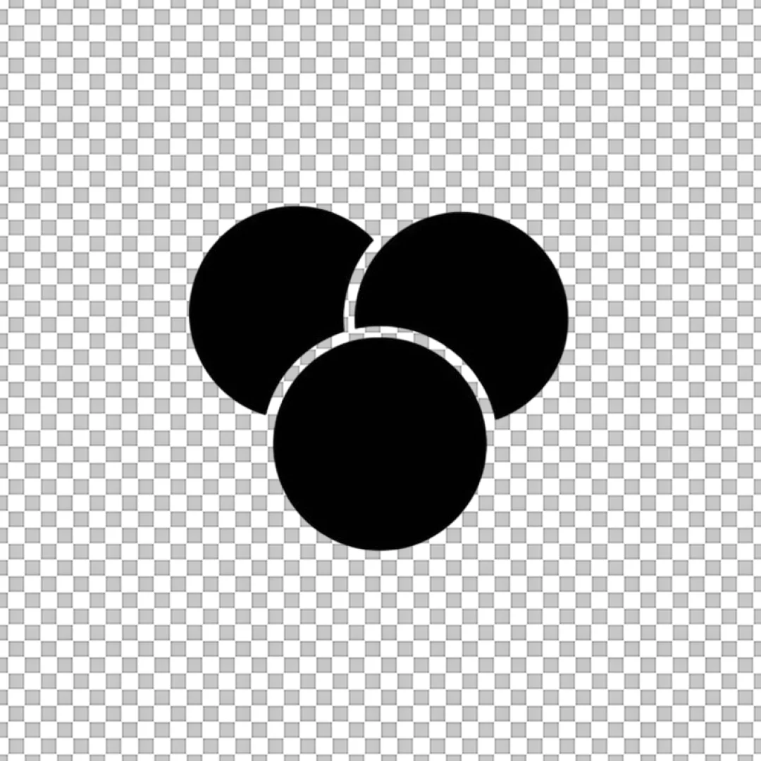 Three Overlapping Circles Venn Diagram PNG