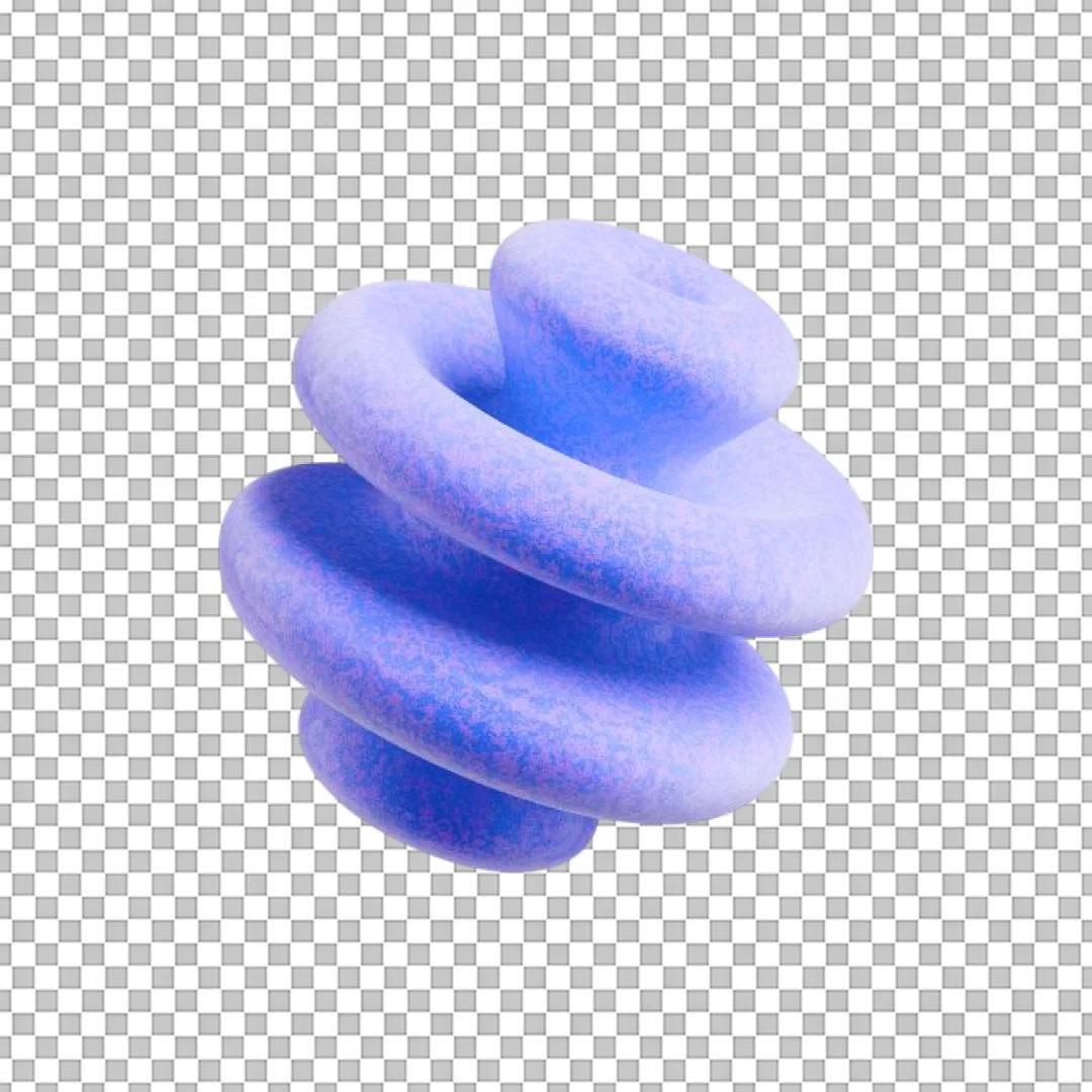 Abstract Twisted 3D Rings PNG