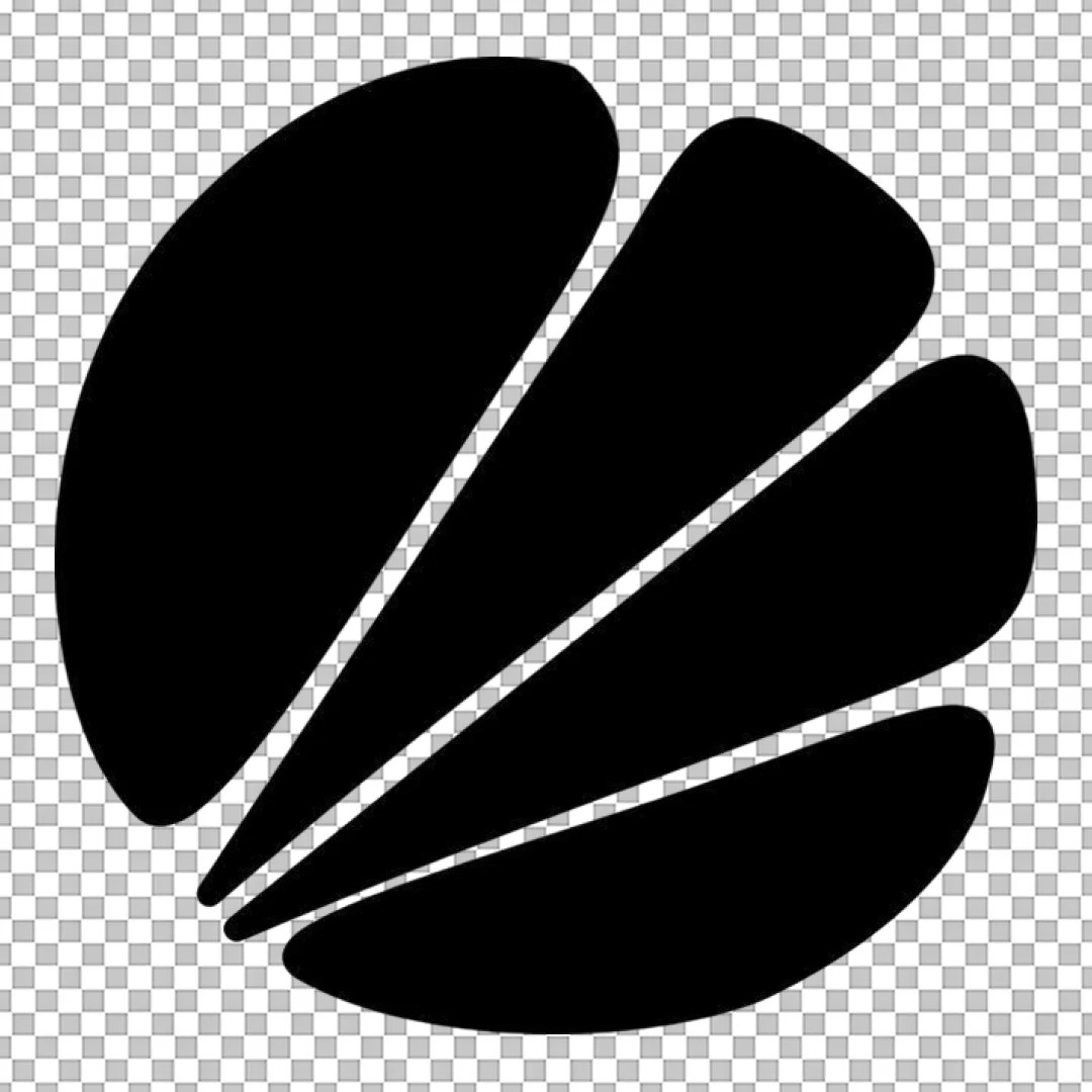 Stylized Seashell Abstract Logo PNG