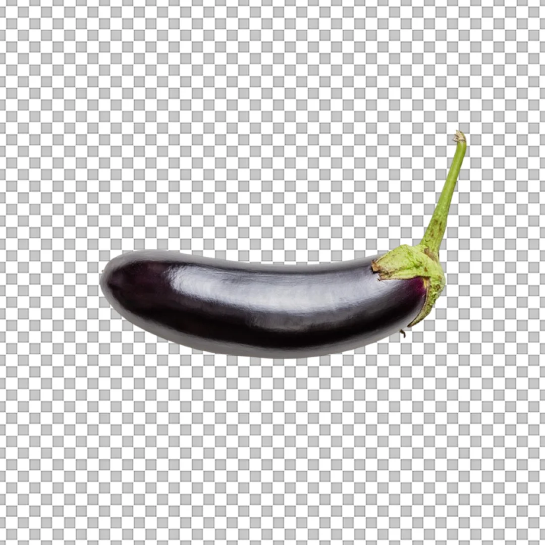 Whole Purple Eggplant Vegetable PNG