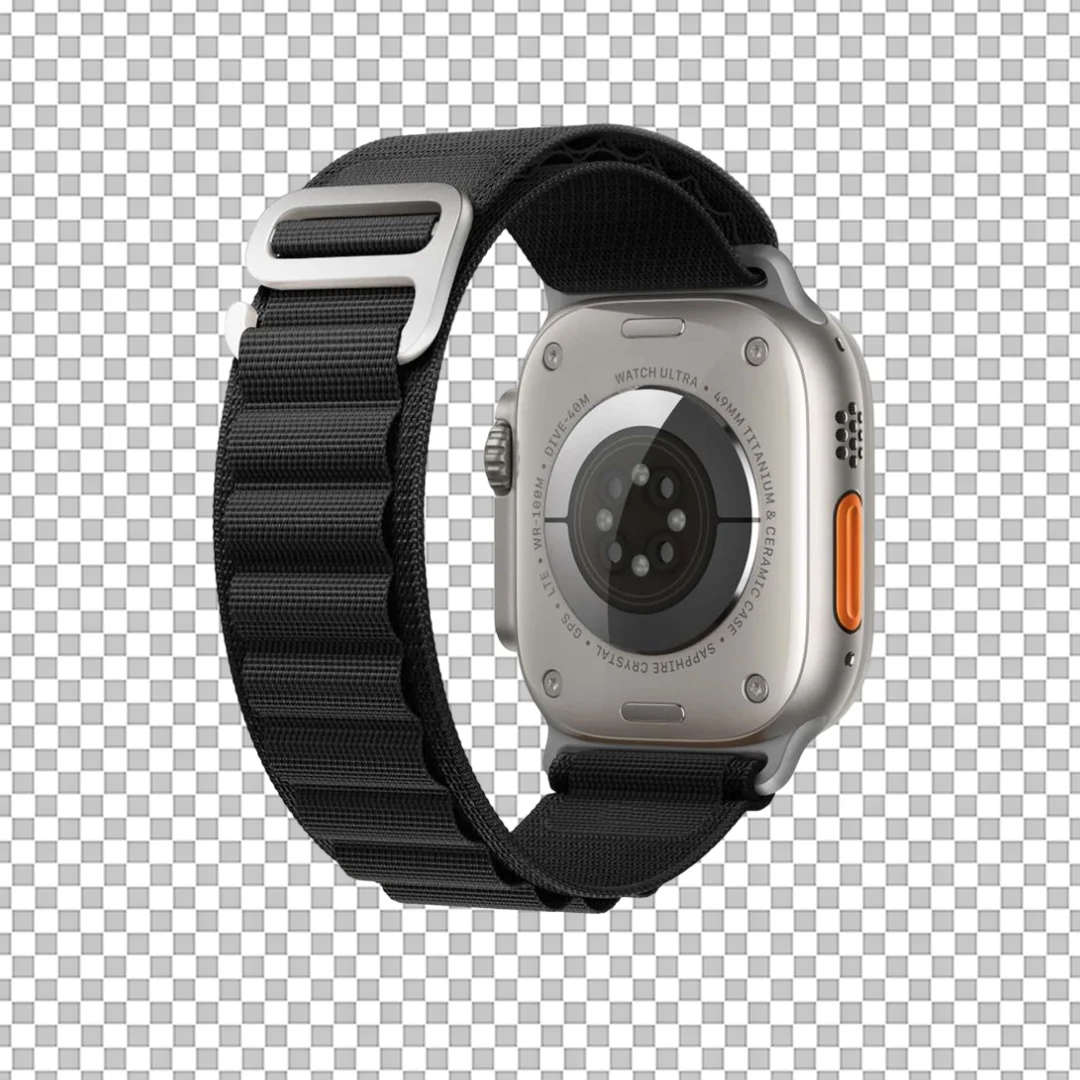 Back of Apple Watch Ultra PNG