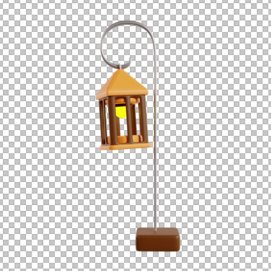 Vintage Hanging Street Lantern PNG