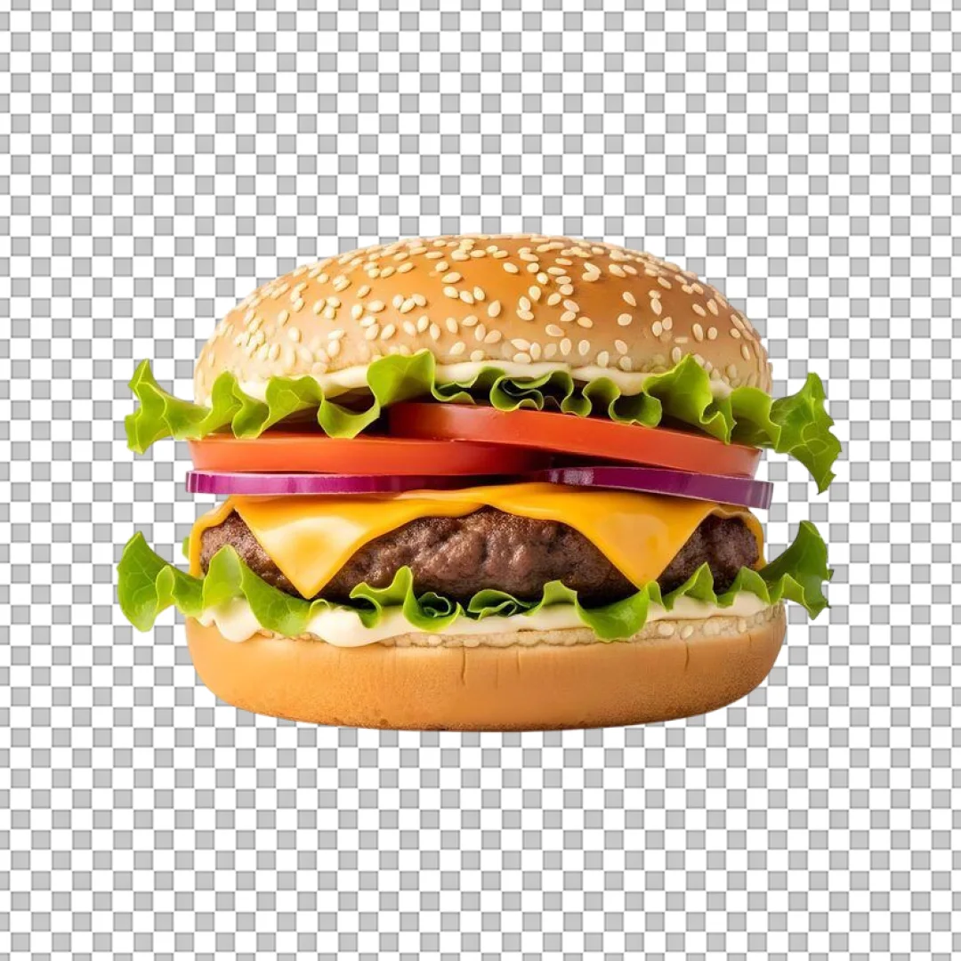 Cheeseburger Onion PNG