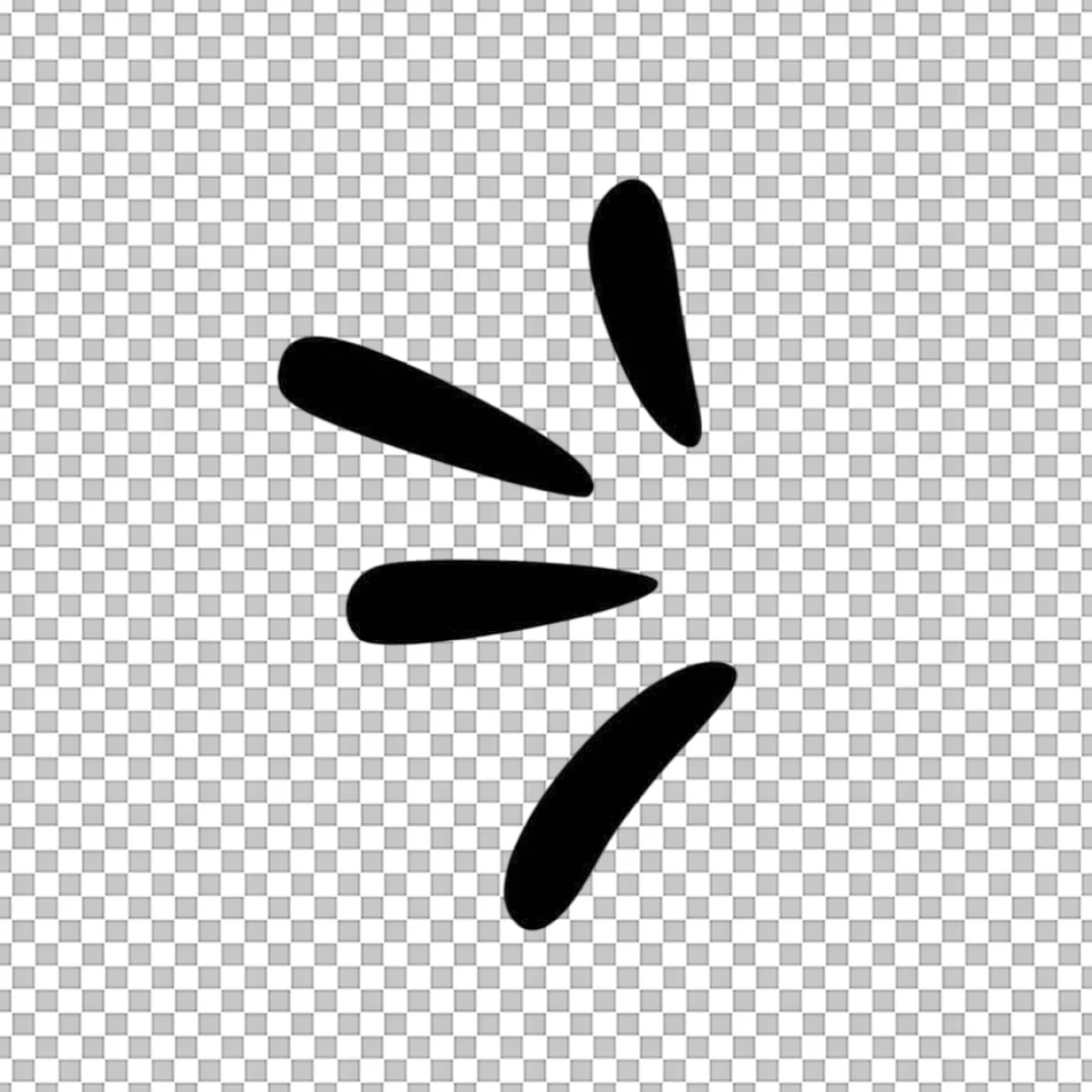 Abstract Spark Hand Drawn Element PNG