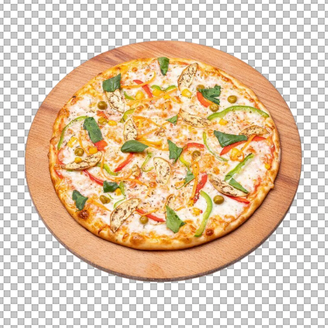 Grilled Vegetable Vegetarian Pizza Food PNG