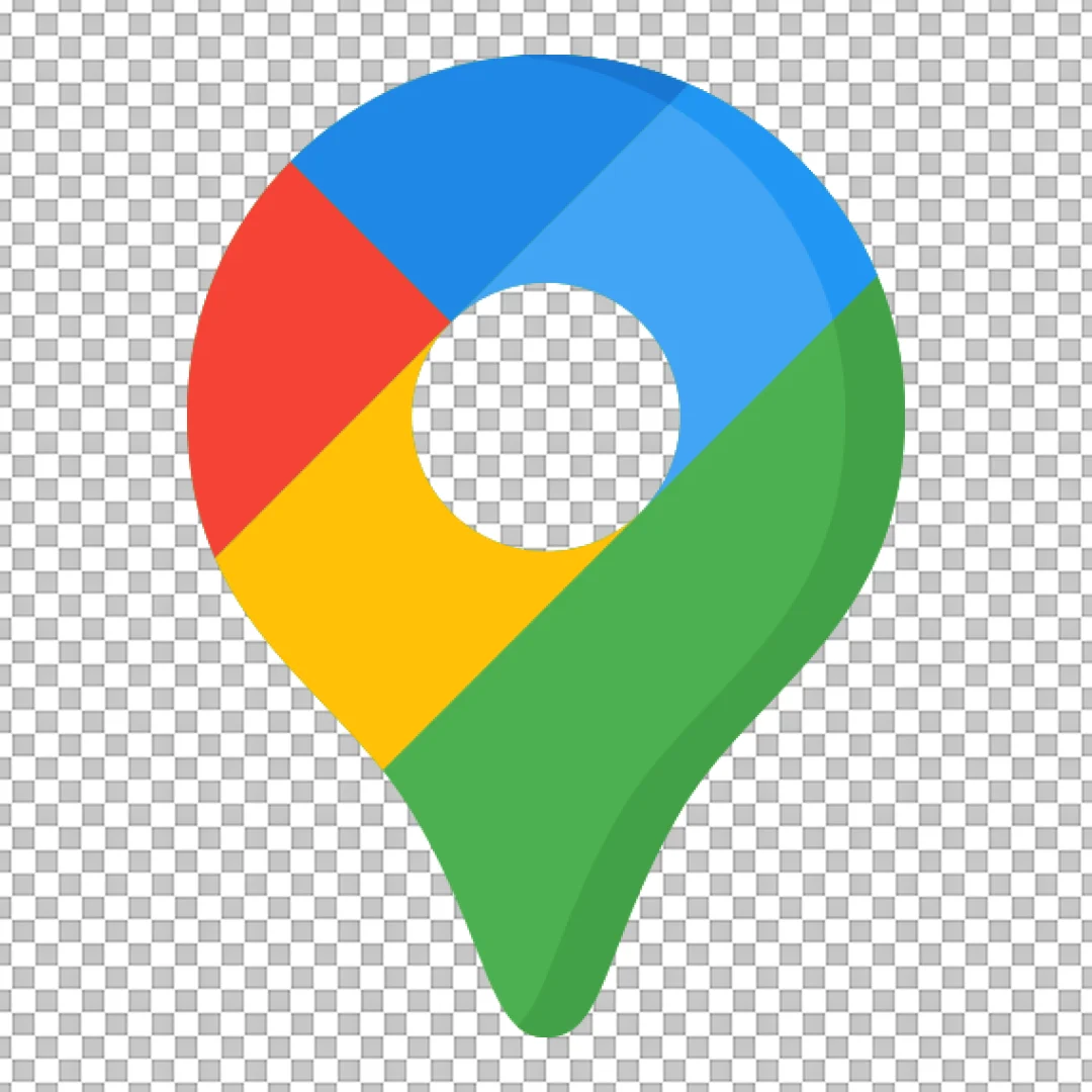 Colorful Location Map Pin Icon for Navigation and Geolocation