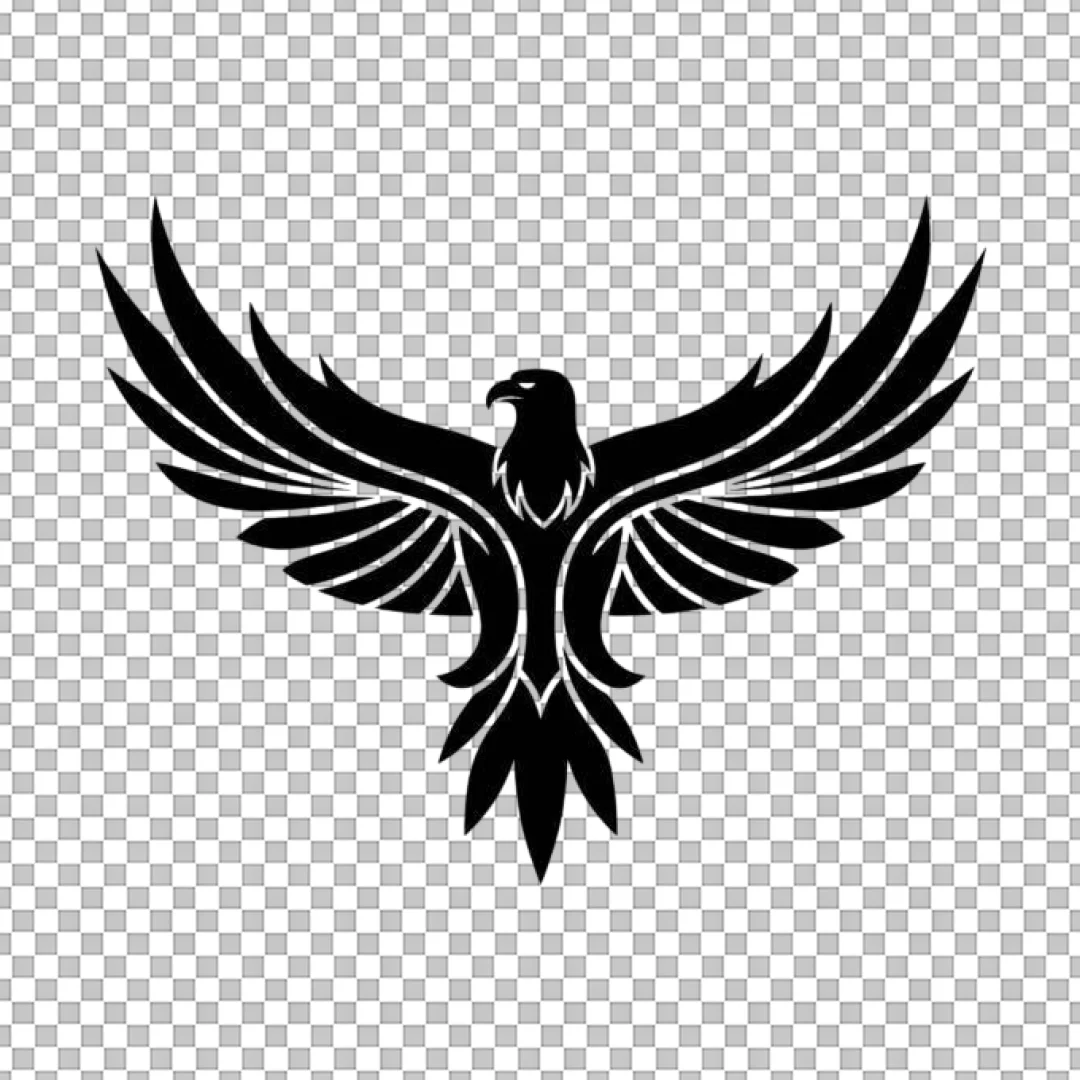 Tribal Eagle Logo Vector PNG