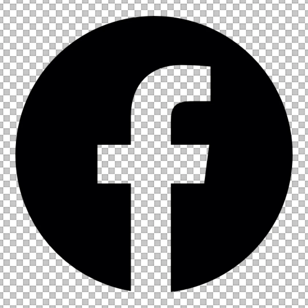 Black and Dark Green Facebook Social Media Icon Logo