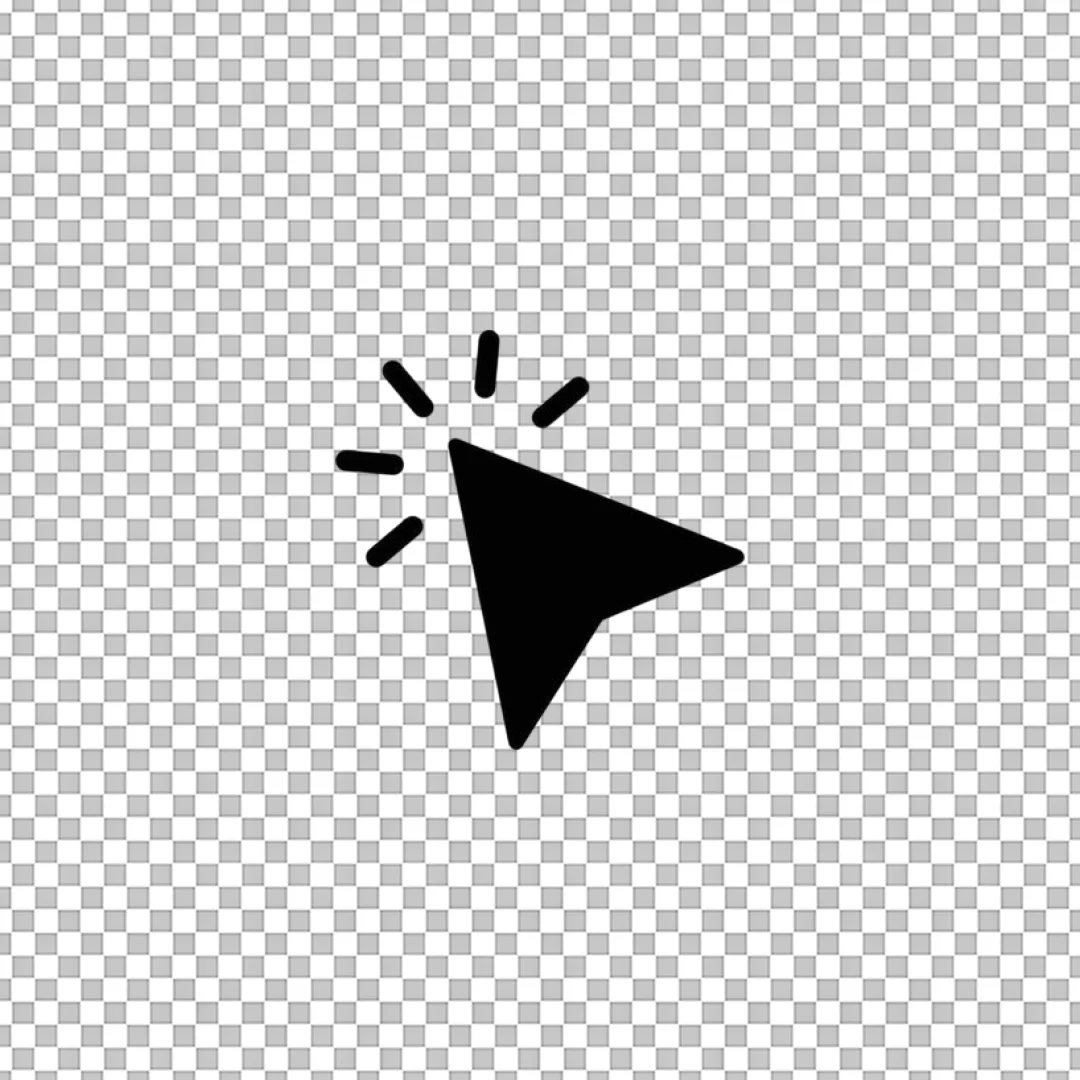 Clicking Mouse Cursor Icon PNG